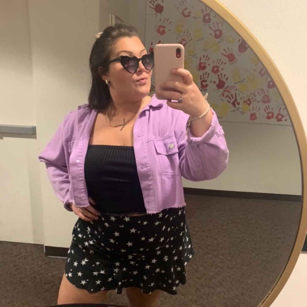 Nasty gal size 18 star skirt